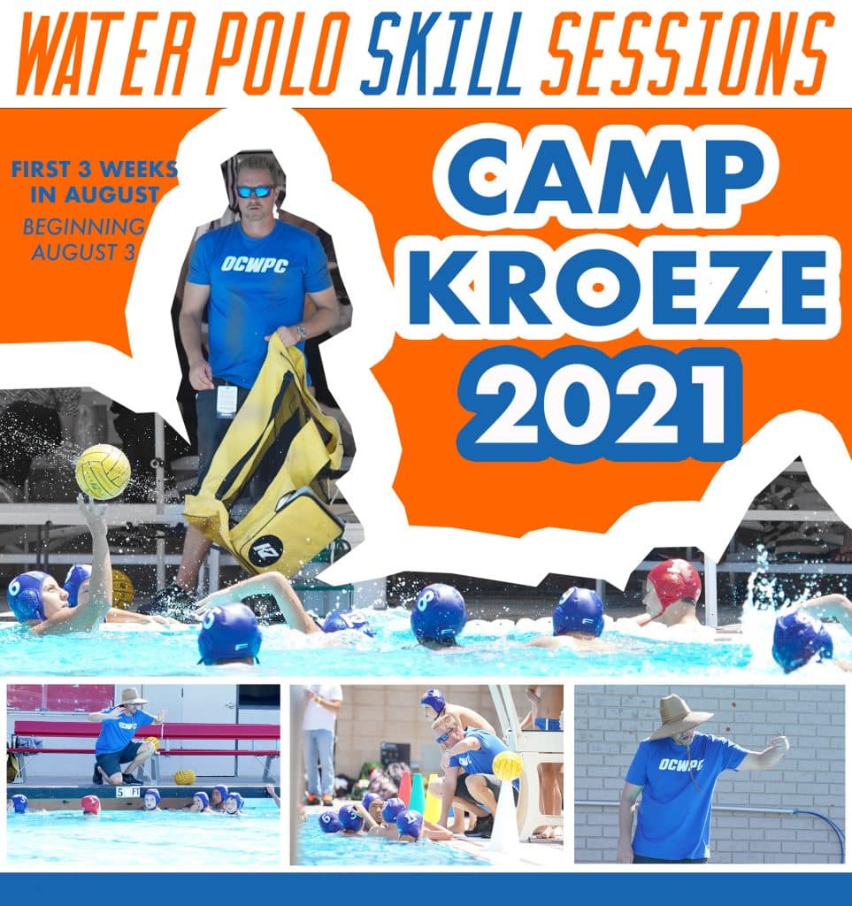 Camp Kroeze Water Polo Skills Practices Orange County Water Polo Club