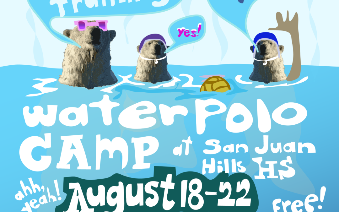 FREE 10U + 12U + 14U Water Polo Training // August 18th – 22nd, 2025